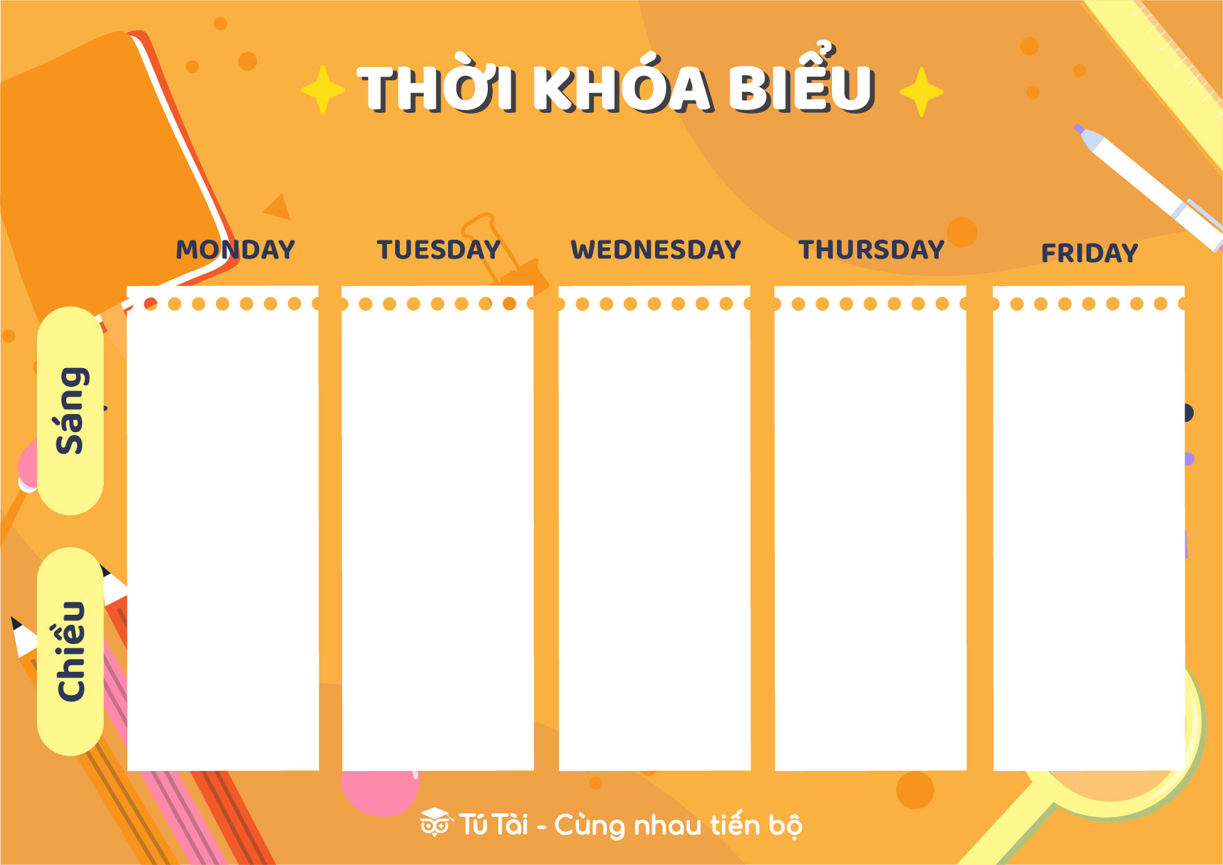 Mau thoi gian bieu file word