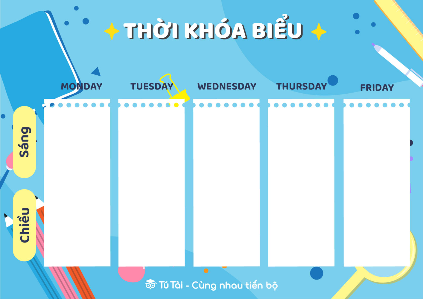 Mau thoi gian bieu file word